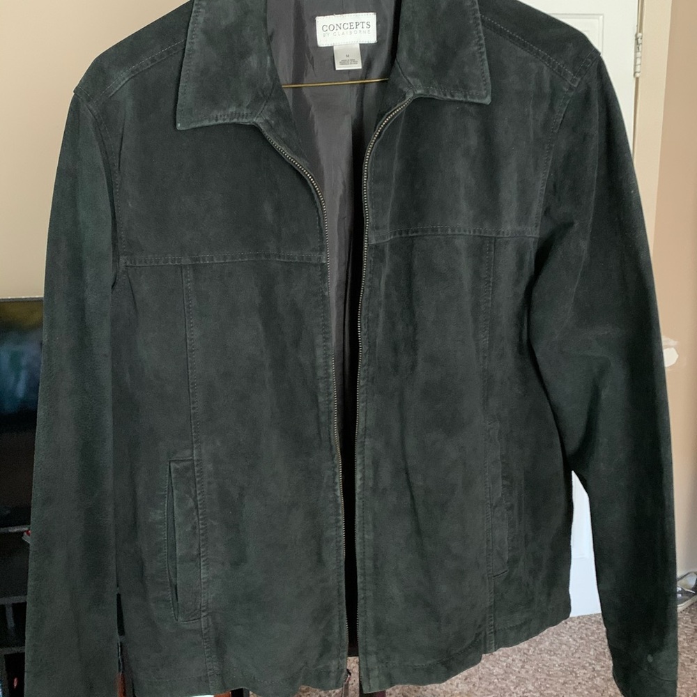 Men’s Black suede jacket